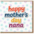 Nana Mother's Day Card - Colourful Pastel Polka Dots - happy mother's day nana