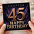 45th Birthday Card, Chapter 45 Happy Birthday Card