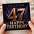 47th Birthday Card, Chapter 47 Happy Birthday Card
