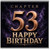 53rd Birthday Card, Chapter 53 Happy Birthday Card