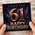 61st Birthday Card, Chapter 61 Happy Birthday Card