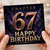 67th Birthday Card, Chapter 67 Happy Birthday Card