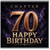 70th Birthday Card, Chapter 70 Happy Birthday Card