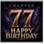 77th Birthday Card, Chapter 77 Happy Birthday Card