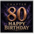 80th Birthday Card, Chapter 80 Happy Birthday Card