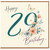 29th Birthday Card, Happy 20th Birthday Floral Butterfly Card