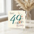 49th Birthday Card, Floral Butterfly Happy Birthday Card