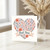 Best Nan Floral Heart Greeting Card - For Nan or Gran - Birthday, Mother’s Day or Thank You - Pastel Flowers with Ribbon Banner