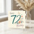 72nd Birthday Card, Floral Butterfly Happy Birthday Card