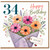 34th Birthday Card, Happy Birthday Floral Bouquet Card
