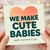 Funny Mother's Day Card for Wife or Partner - We Make Cute Babies Heart Design - Cheeky Card from Partner