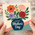 Mother's Day Card for Mum - Bold Floral Bouquet in Vase with 'Happy Mother's Day' Message - Heartfelt Floral Design