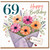 69th Birthday Card, Happy Birthday Floral With Love Card