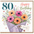 80th Birthday Card, Happy Birthday Floral Bouquet Card