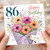 86th Birthday Card, Floral Happy Birthday Card With Love Gift Tag