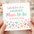 Mum-to-be Mother's Day Card - Lots of Love to a Wonderful Mum-to-be, Pastel Rainbow Hearts