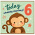 6th Birthday Card, Cheeky Monkey Birthday Card, Kids Birthday Card