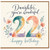 22nd Birthday Card, You're Wonderful Happy Birthday Card