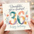 36th Birthday Card, You're Wonderful Happy Birthday Card