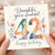 42nd Birthday Card, Wonderful na Happy Birthday Card
