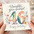 46th Birthday Card, na You're Wonderful Happy Birthday Floral Card