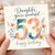 53rd Birthday Card, Wonderful Happy Birthday Floral Card
