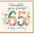 65th Birthday Card, Floral Wonderful na Happy Birthday Card
