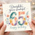 65th Birthday Card, Floral Wonderful na Happy Birthday Card