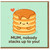 Mum Nobody Stacks Up To You Pancake Pun Mother's Day Card - Cute Kawaii Breakfast Illustration, Funny Card for Mum from Son or Daughter