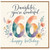 66th Birthday Card, You're Wonderful Floral Birthday Card