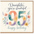 95th Birthday Card, Floral Happy Birthday Card