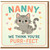 Nanny We Think You're Purr-fect Mother's Day Card - Cute Cat Design from Grandchildren, Sweet Appreciation for Gran