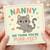 Nanny We Think You're Purr-fect Mother's Day Card - Cute Cat Design from Grandchildren, Sweet Appreciation for Gran