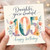 105th Birthday Card, Floral Happy Birthday Card