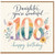 108th Birthday Card, You're Wonderful Happy Birthday Floral Card
