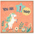 1st Birthday Card, Cute Unicorn You Are 1 Today Card