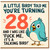28th Birthday Card, Funny Cheeky Bird Birthday Card