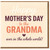 Happy Mother's Day to the Grandma Ever in the Whole World Card - Sweet Typography and Heart - Mothering Sunday Card for Grandma/Nan