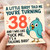 38th Birthday Card, Funny Rude Birdy Joke Card