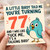 77th Birthday Card, Funny Bird Joke Card