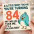 84th Birthday Card, Funny Talking Bird Card
