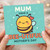 Mum Mother’s Day Card - Cute Bee Pun - Have a Bee-utiful Mother’s Day - Adorable Card for Mum from Kids, Daughter or Son