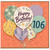 106th Birthday Card, Happy Birthday Balloon Design