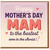 Happy Mother’s Day Mam Card - “to the bestest ever in the world!” Pastel Hearts Design for Mam
