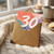 30th Birthday Card, Colourful Abstract Happy Birthday Card
