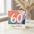 60th Birthday Card, 60 Happy Birthday Card, Colourful Abstract Happy Birthday Card