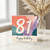 81st Birthday Card, Happy Birthday Card for 81 Year Old