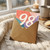 98th Birthday Card, Happy Birthday Card with Colourful Abstract Design
