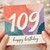109th Birthday Card, Happy Birthday Card