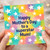 Mother's Day Card for Mum - Happy Mother's Day to a Superstar Mum - Colourful Watercolour Stars Design, Cheerful and Heartfelt